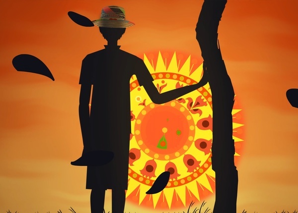 fotograma de la película Girasol