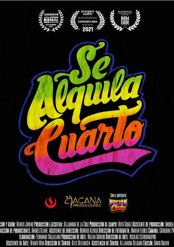 Afiche Se alquila cuarto