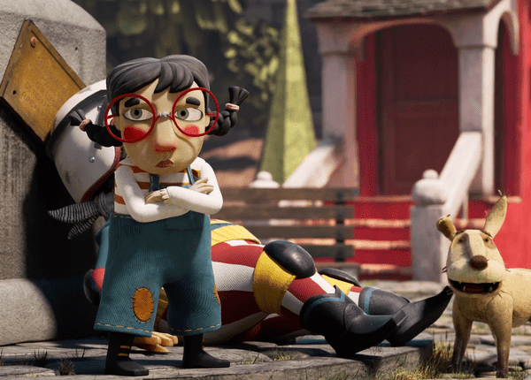 fotograma de la película El extraño caso del hombre bala