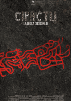 Afiche Cipactli: la diosa cocodrilo