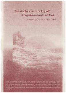 Afiche Cuando ellas se fueron solo quedó un pequeño ruido en la montaña