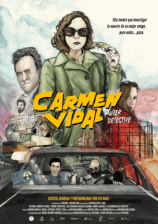 Afiche Carmen Vidal, mujer detective