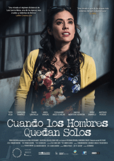 Afiche Cuando los hombres quedan solos