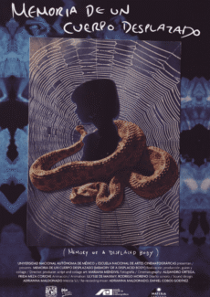 Afiche Memoria de un cuerpo desplazado