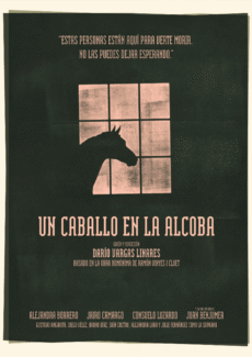 Afiche Un caballo en la alcoba