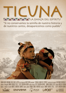 Afiche Ticuna la danza del espíritu